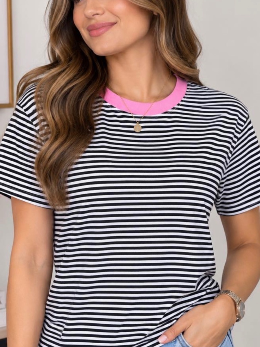 English Factory Striped T- Shirt